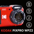 thumbnail image 2 of KODAK PIXPRO WPZ2 Appareil Photo Numérique Robuste et Étanche 16MP Zoom Optique 4X Vidéo LCD Full HD 2,7 Pouces, Rouge, 2 of 5