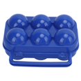 thumbnail image 3 of 6 Grid Egg Box, ABS Eggs Protective Box Shatterproof Anti Extrusion  For Trips For Barbecues For Picnics Orange,Blue,Green, 3 of 8