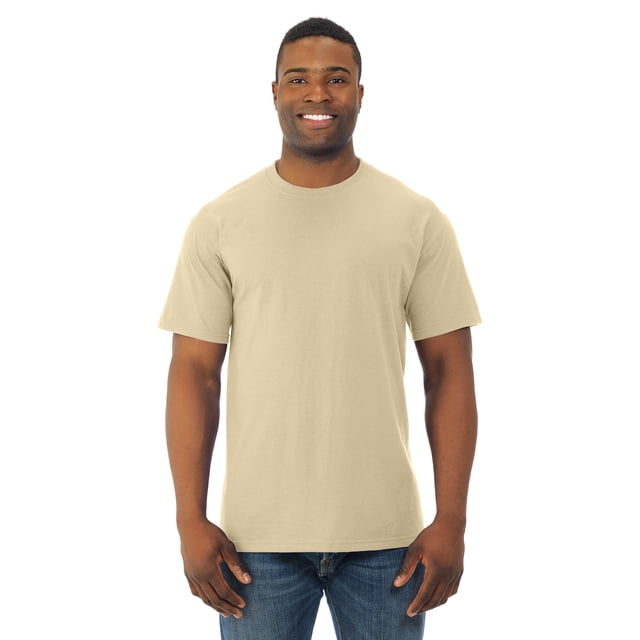 Fruit Of The Loom T-Shirt à Col Rond à Manches Courtes en Coton HD pour Hommes, 2TG, New Gold