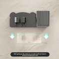 thumbnail image 4 of Small Bathroom Storage Cabinet,Small Bathroom Storage Hair Dryer Storage Rack Without Punching Hair Dryer Hanging Rack Bathroom Wind Duct Bracket Wall Mounted Bathroom Storage Tool, 4 of 7