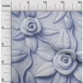 thumbnail image 2 of oneOone Velvet Grayish Purple Fabric Florals Craft Projects Decor Fabric Printed By The Yard 58 Inch Wide, 2 of 4