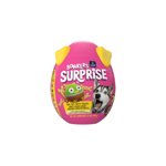 BONKERS Surprise Blind Box Collectible Plush Dog Toy with Chicken Flavored Biscuit Crunchy Treats for Dogs, 3.5 oz