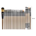 thumbnail image 4 of AURARMLET 20Pcs Cosmetics Brush Set with Fine Dense Bristles for Even Makeup Application, 4 of 5