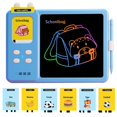 thumbnail image 2 of Lecteur de Cartes avec Tableau d'Écriture LCD, Machine d'Apprentissage Rechargeable, Machine Portable pour Cartes Flash Préscolaires, Jouet Éducatif Précoce avec 112 Cartes Double Face pour Enfants de 3 Ans, 2 of 6