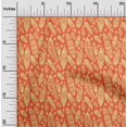 thumbnail image 2 of oneOone Velvet Orange Fabric African Sewing Craft Projects Fabric Prints By Yard 58 Inch Wide, 2 of 4