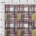 thumbnail image 1 of oneOone Cotton Silk Fabric Swirl & Check Ikat Print Sewing Fabric BTY 42 Inch Wide, 1 of 4