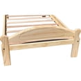 thumbnail image 4 of Twin Bed Wooden Frame Solid Pine Unfinished with Slats Arizona, 4 of 6