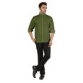 thumbnail image 2 of Bestman Formal Front Button Placket Solid Shirts For Mens Long Sleeve Regular Fit Shirt, 2 of 7