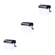 Youkk High Efficient Manual Shredder For Portable Shredding Large Capacity Manual Paper Shredder black 3Set