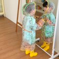 thumbnail image 3 of Imperméable Réutilisable Plus Épais Poncho de Pluie Veste Imperméable pour Enfants Garçon Fille, Ours, TG, 3 of 7