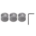 thumbnail image 1 of Guitar Volume Knob, Instrument Decor Wide Application 3Pcs Electric Guitar Knob With Wrench For Adjusting Grey, 1 of 8
