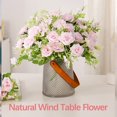 thumbnail image 2 of CHOK Artificial Flowers Beautiful Artificial Silk Fake Flowers Wedding Valentines Bouquet Bridal Decor Wedding Centerpieces For Tables - Fall Savings Clearance, 2 of 2