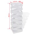thumbnail image 4 of White Square Umbrella Stand Storage Holder Walking Stick Steel 48.5 cm, 4 of 4