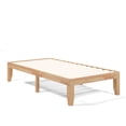 thumbnail image 4 of Gymax 14'' Twin Size Wooden Platform Bed Frame w/ Strong Slat Support Natural, 4 of 8