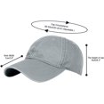 thumbnail image 3 of Glamorstar Classic Unisex Baseball Cap Adjustable Washed Dyed Cotton Ball Hat, 3 of 5