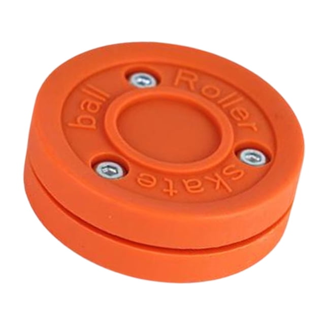 jinwen Roller Hockey Puck Practice Gift Training Puck for Game Training Competition Orange