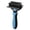 Blue, variant on Birdeem Pet Dematting Comb, Double Sided Dog Cat Grooming Brush with Stainless Steel Blades, Undercoat Rake for Long Hair Mat Removal