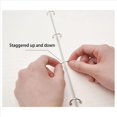 thumbnail image 4 of 120 PCS Loose Leaf Binder Rings 1-Inch Office Book Rings, Plated Steel Binder Rings, Key Rings, Metal Book Rings, 4 of 7