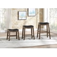 thumbnail image 3 of Topline Home Furnishings 2Tabouret à hauteur pub en similcuir, 3 of 5