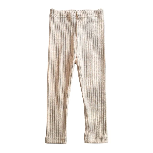 cfhntfmh Baby Girls Leggings Soft Ribbed High Elastic Waisted Solid Color Leggings Todder Infant Fall Winter Clothes