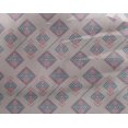 thumbnail image 4 of oneOone Tissu Georgette Viscose Tissu Imprimé Géométrique à Losanges 1 Yard 42 Pouces de Large, 4 of 4