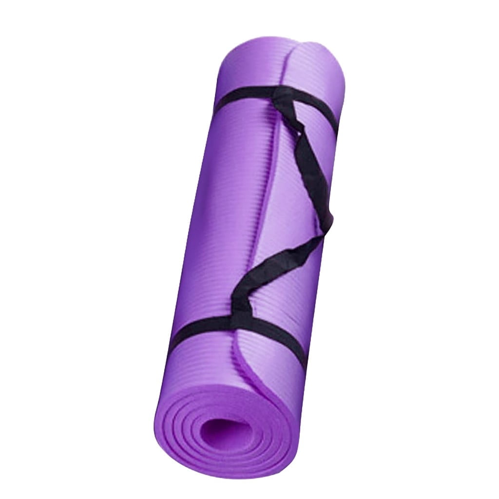 Refurbished Riforla Small 15 Mm Thick and Durable Yoga Mat, Purple