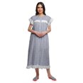 thumbnail image 2 of Moomaya Chemise de Nuit à Manches Courtes pour Femmes, en Coton Imprimé, 2 of 6