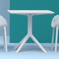 thumbnail image 4 of Siesta ISP106-WHI 31 in. Sky Square Table  White, 4 of 7