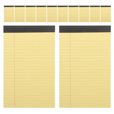 KAKOWELY Blocs-Notes Jaunes 12 Blocs-Notes Blocs-Notes Juridiques Bloc-Notes Ligné Bloc-Notes Léger Bloc-Notes d'Écriture Blocs-Notes Juridiques Blocs-Notes en Papier Blocs-Notes Juridiques pour la Maison le Bureau l'École et les Affaires (50 Feuilles / Bloc-Notes)