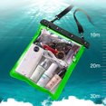 thumbnail image 1 of Waterproof Shoulder Bag Swimming Surfing Beach Water Playing Phone Transparent Toiletry Pouch, 1 of 7