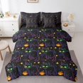 thumbnail image 1 of YST Ensemble de Literie Chat Noir, 7 Pcs, Thème Halloween, Grand, 1 of 4