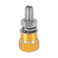 thumbnail image 4 of Unique Bargains 4pcs Black Universal Motorcycle License Plate Frame Bolts Fasteners CNC Aluminum Alloy, 4 of 6