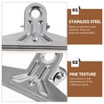 thumbnail image 2 of 20 Pcs Stainless Steel Drawing Board Clips Document Photo Clamps Arts Supplies, 2 of 9