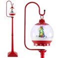 thumbnail image 1 of Costway 68 Inch Musical Christmas Street Lamp with Sound-Activated Snow Globe Lantern, 1 of 9