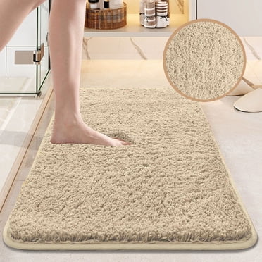 EGNMCR Bathroom Rugs, Rugs for Living Room, Area Rug Thickened Restroom Floor Mats Absorbent Bathroom Toilet Bathroom Non-slip Mats Bedroom Carpet Door Mat Into The Door Mat polyester carpet carpet