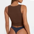 thumbnail image 4 of Timegard Tank Tops for Women Summer Ribbed Square Neck Sleeveless Slim Crop Tops Casual Going out Tops, 4 of 6