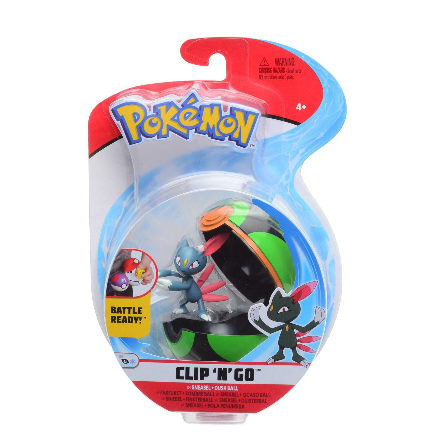 Pokémon Clip 'N' Go - Farfuret + Sombre Ball