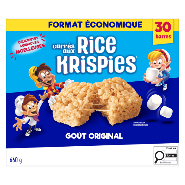 Kellogg's Rice Krispies Squares Bars Jumbo Pack - Original, Box of