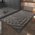thumbnail image 3 of Bathroom Floor Mat | Shower Rug & Toilet Carpet | Quick Drying Absorbent Bath Mat with Non Slip Backing for Home Restroom | Soft Polyester Bathroom Decor, 3 of 3