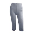 thumbnail image 4 of Cinvoph Womens Capris Ruffle Yoga Pants Tummy Control Workout Running Joggers Leggings, 4 of 4