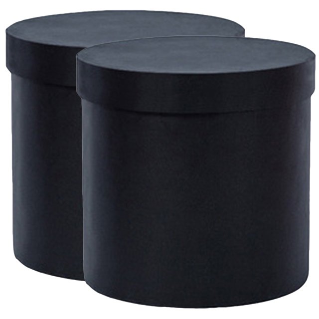 SHISUYAN 2pcs Floral Arrangements Flower Box Round Box for Proposal Wedding Birthday
