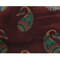 thumbnail image 4 of oneOone Georgette Viscose Fabric Paisley Block Print Fabric By The Yard 42 Inch Wide, 4 of 4
