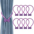thumbnail image 1 of ORUYROP 8 Pcs Attaches Magnétiques pour Rideaux, Style Européen, Attaches Décoratives pour Rideaux, Sans Outils Requis, 1 of 7