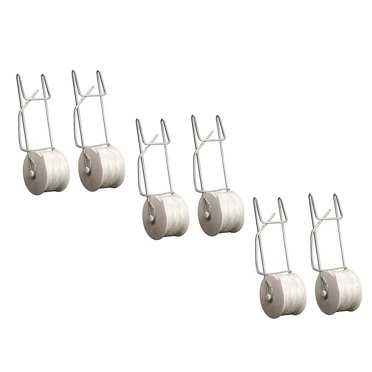 Crochets à Rouleaux Treillis Kit de Serre Résistant aux Intempéries Support de Culture Cintre de Culture Accessoires Extérieurs pour Plantes Jardin 10 Pcs