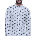 thumbnail image 4 of Atasi Long Sleeve Kurta Printed Button Down Asymmetric Designer Kurta For Boys, 4 of 5