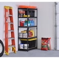 thumbnail image 4 of Muscle Rack Heavy-Duty 36"W x 18"D x 72"H 5-Tier Steel Shelving, Black., 4 of 8