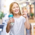 thumbnail image 4 of Drinking Glass Personalised Kids Water Bottle With And Lid Back To School Supplies Custom Name Water Bottle For Kids Boys Girls Teen Gifts 500Ml Birthday Leak Proof Water Bottle,Green Kitchen Glass&Bo, 4 of 4