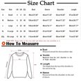thumbnail image 3 of Xihbxyly Hauts pour Femmes Manches 3/4 T-shirt Imprimé de Mode pour Femmes Blouse à Manches 3/4 Col Rond Hauts Décontractés Articles en Liquidation, 3 of 5