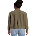 thumbnail image 3 of Time and Tru Women‘s Soft Utility Jacket  Sizes XS-XXXL, 3 of 5