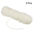 thumbnail image 3 of Unique Bargains Chenille Polyester Cream Yarn, 3 Skeins, 3 of 7